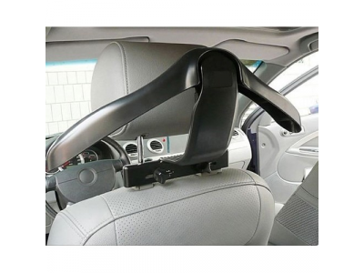 Вешалка автомобильная для одежды, на подголовник, с регулировкой крепления