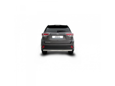 Защита заднего бампера Arbori d76 радиусная TOYOTA HIGHLANDER 2014-