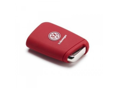 Силиконовый чехол для ключа Volkswagen Key Cover, Golf 7 (MQB), Red