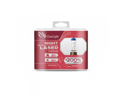 Лампа H7(Clearlight)12V-55W Night Laser Vision +200% Light (2 шт.) от ClearLight Лампа H7(Clearlight)12V-55W Night Laser Vision +200% Light (2 шт.)